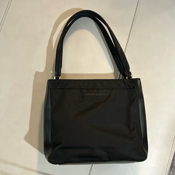 Authentic Prada Soft Calf Trimmed Tessuto Shoulder Bag Size Small - Picture 5 of 9